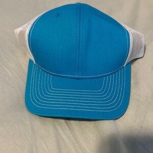 Kids Blue and White Trucker Cap